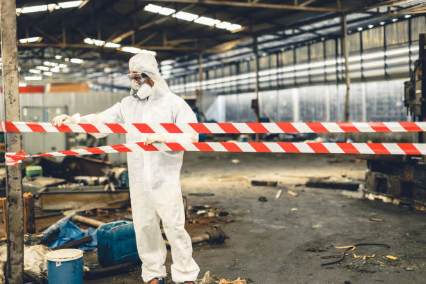 Professional Drug Lab Cleanup technician working in Monrovia, CA